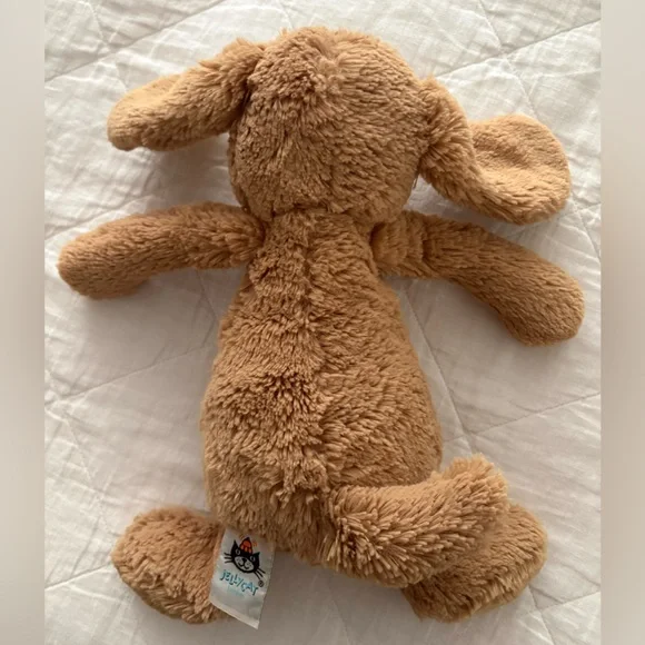 Jellycat Bashful Toffee Puppy Size Medium - Picture 15 of 17